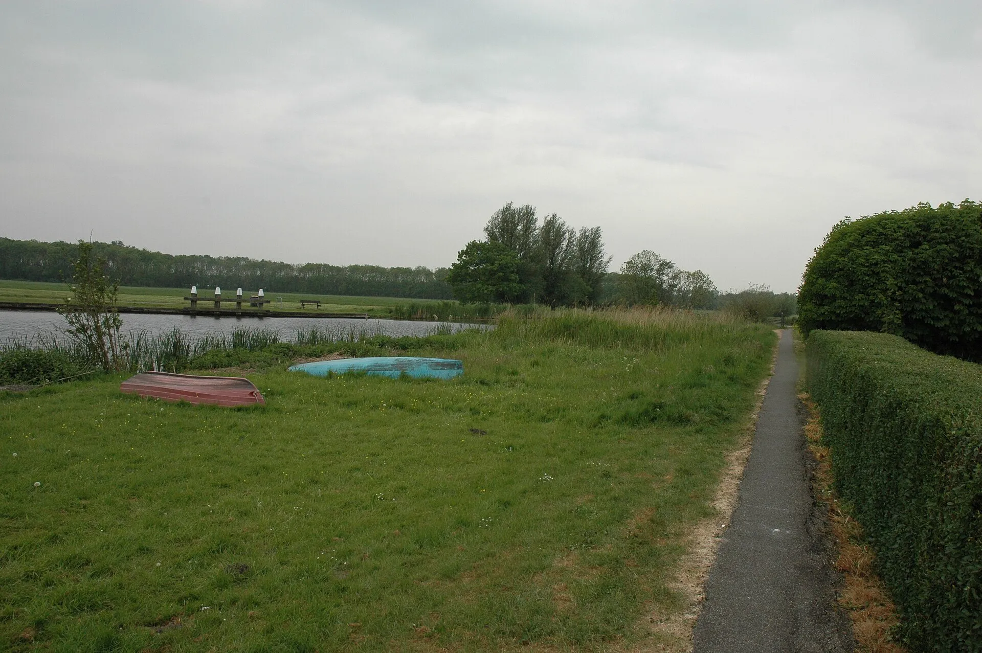 Het Jaagpad langs de Amstel bij Nieuwveen.